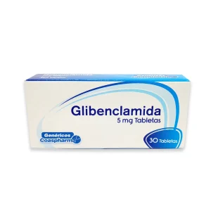 GLIBENCLAMIDA 5MG CX30 TB (COASPHARMA)