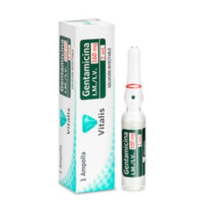 GENTAMICINA 160 MG IM/IV X 1 AMP X 2 ML