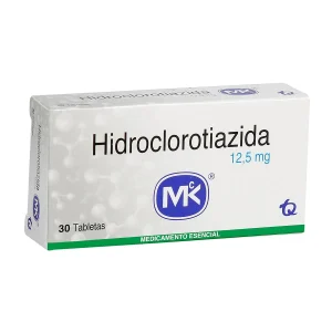 HIDROCLOROTIAZIDA 12.5MG CX30 TAB(TECNOQUIMICAS)