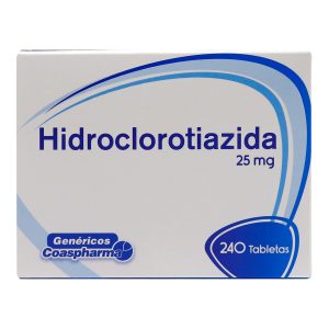 HIDROCLOROTIAZIDA 25MG CX240 TB (COASPHARMA)