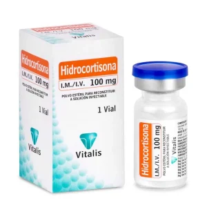 HIDROCORTISONA 100MG CX 1 VIAL (VITALIS)