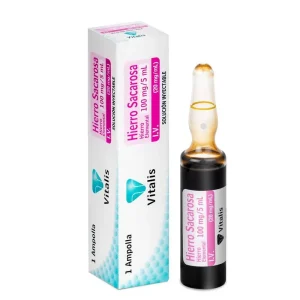 HIERRO SACAROSA 100MG/5ML CX1AMP (VITALIS)