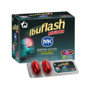 IBUFLASH MIGRAN CX30 CAP LIQUIDAS (IBUPROFENO 400MG+ACETAMINOFEN 250MG+CAFEINA65MG) (TECNOQUIMICAS)