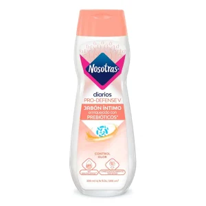 JABON INTIMO NOSOTRAS PRO-DEFENSE V CON PREBIOTICOS FX 200ML(PRODUCTOS FAMILIA)