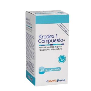 KRODEX F COMPUESTO FX120 ML JAR (METRONIDAZOL 250MG +NIFUROXAZIDA 200MG)(MEDIBRAND)