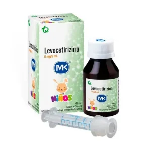 LEVOCETIRIZINA 5MG/5ML SUSP NIÑOS FX60ML (CEREZA)(TECNOQUIMICAS)