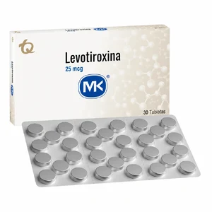 LEVOTIROXINA 25 MCG CX 30 TAB (TECNOQUIMICAS)