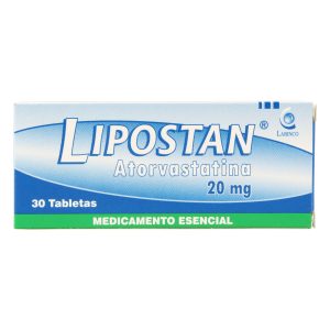 LIPOSTAN 20MG CX30 TB (ATORVASTATINA)(LABINCO)