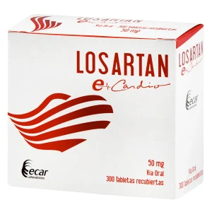 LOSARTAN 50 MG CX300 TB (LABORATORIOS ECAR) - ECAR