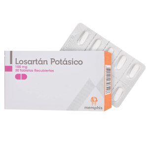 LOSARTAN POTASICO 100MG CX30TAB RECUBIERTAS (MEMPHIS)