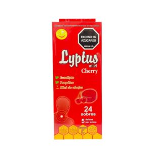 LYPTUS MIEL CHERRY CX24 SOBX5TAB (EUCALIPTO+PROPOLEO+ VITAMINA C)(MEDICAL FARMA LC)