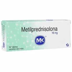 METILPREDNISOLONA 16MG CX 10 TB