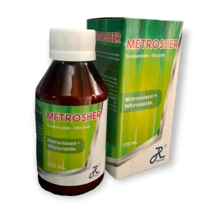 METROSHER SUSPENSION FX120ML (METRONIDAZOL + NIFUROXAZIDA)(RUECAM)