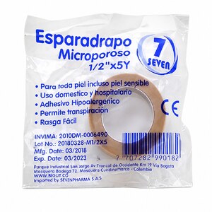 MICROPORE 1" X 5 YDS ´PIEL X 1 UND (BEGUT)