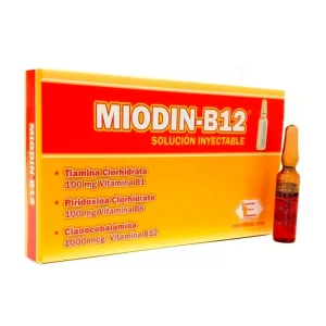 MIODIN B12 CX6 AMP (TIAMINA+PIRIDOXINA+CIANOCOBALAMINA)(LABQUIFAR)