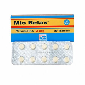 MIORELAX 2MG CX20 TB (TIZANIDINA)(BIOQUIFAR)