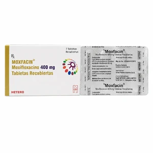 MOXFACIN 400MG CX7TAB RECUBIERTAS (MOXIFLOXACINO) (HETERO)