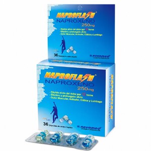 NAPROFLASH 250MG CX 36 CAP (NAPROXENO)