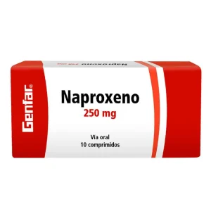 NAPROXENO 250MG CX10 TAB(GENFAR)