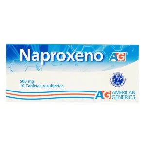 NAPROXENO 500MG CX10 TB (1632)