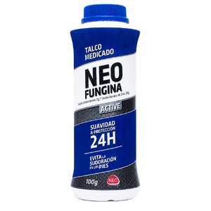NEOFUNGINA TALCO TX100G (UNDECILENATO DE ZINC 20G+ ACIDO UNDECILENICO 2G)(LABORATORIOS NEO)