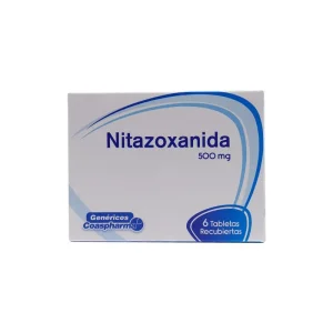 NITAZOXANIDA 500MG CX6TAB (COASPHARMA)