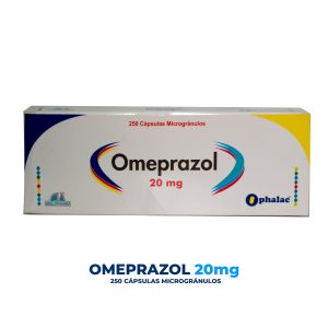OMEPRAZOL 20MG CX250 CAP DURAS CON MICROGRANULOS (OPHALAC)