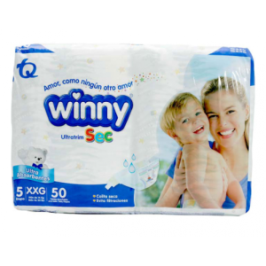 PAÑAL WINNY ULTRATRIM SEC ETAPA 5 PQX50(TECNOQUIMICAS)