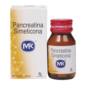 PANCREATINA 170MG+SIMETICONA 80MG CX30TAB(TECNOQUIMICAS)