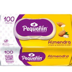 PAÑITOS HUMEDOS PEQUEÑIN ALMENDRAS PQX100(PRODUCTOS FAMILIA)