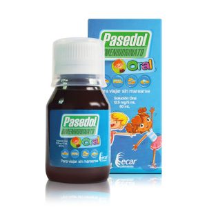 PASEDOL SOL ORAL FX60ML (DIMENHIDRINATO 12.5MG/5ML)(LABORATORIOS ECAR)