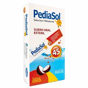 PEDIASOL 45 COCO SUERO ORAL ESTERIL 100ML CX5 SACHETS (QUIBI S.A)