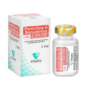 PENICILINA G BENZATINICA 2'400.000 U.I FX 1 VIAL (VITALIS)