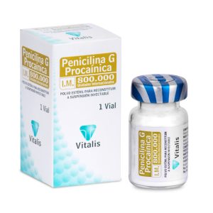 PENICILINA G PROCAINICA 800.000 ÜI CX 1 VIAL (VITALIS)