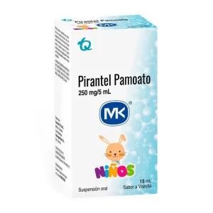 PIRANTEL PAMOATO NIÑOS 250MG/5ML SUSP SABOR VAINILLA FX15ML(TECNOQUIMICAS)
