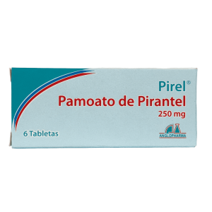 PIREL 250MG CX 6 TB (PAMOATO DE PIRANTEL) (1634)