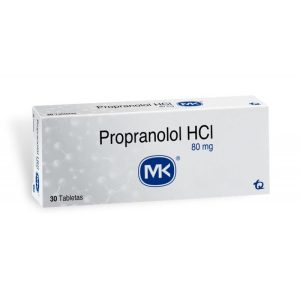 PROPRANOLOL HCI 80MG CX30TB (TECNOQUIMICAS)