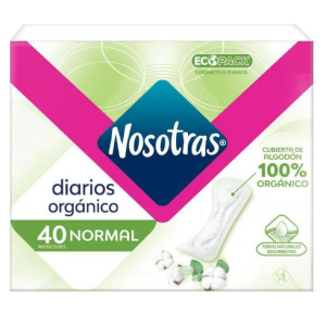 PROTECTORES DIARIOS NORMAL CX40 (100% ORGANICO)(PRODUCTOS FAMILIA)