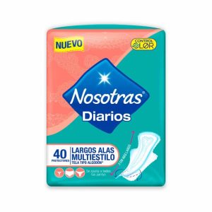 PROTECTORES NOSOTRAS DIARIOS LARGOS CON ALAS MULTIESTILO PQX40UND(PRODUCTOS FAMILIA)