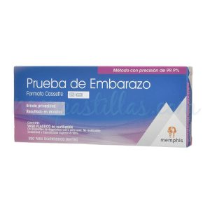 PRUEBA DE EMBARAZO CASSETTE CX1UND (MEMPHIS)