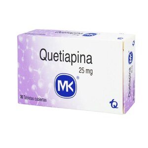QUETIAPINA 25MG CX 30TB (TECNOQUIMICAS)