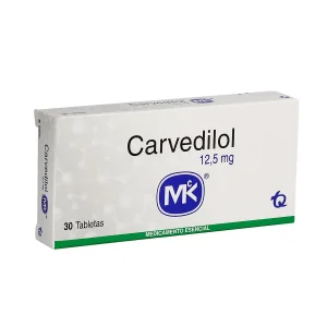 CARVEDILOL 12,5MG CX30 TAB (TECNOQUIMICAS)
