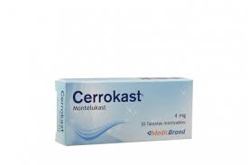 CERROKAST 4MG CX30 TB (MONTELUKAST)(MEDIBRAND)