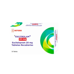 ESCITROLAM 20MG CX30 (ESCITALOPRAM)
