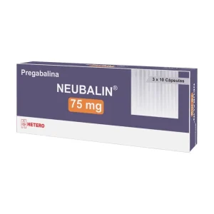 NEUBALIN 75MG CX 30CAP (PREGABALINA) (HETERO)