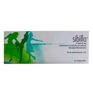 SIBILLA 2MG/0.03MG CX 21 COMP (DIENOGEST+ETINILESTRADIOL)