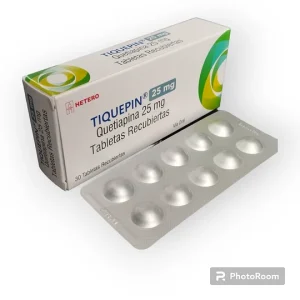 TIQUEPIN 25MG CX30TAB (QUETIAPINA) (HETERO)