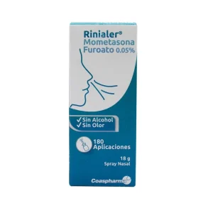 RINIALER 0.05% SPRAY NASAL CX1UND FX18G (MOMETASONA FUROATO)(MEDIBRAND)