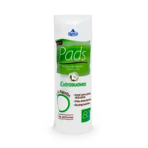 RODAJITAS  DESMAQUILLADORAS PADS PX80 (ALGODON EXTRASUAVES) (LAB HIGIETEX)