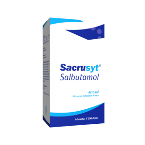 SACRUSYT INH FX200 DOSIS (SALBUTAMOL) (FAES FARMA) (2+1)
